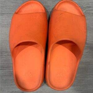Adidas Yeezy Orange Slide Sandals
